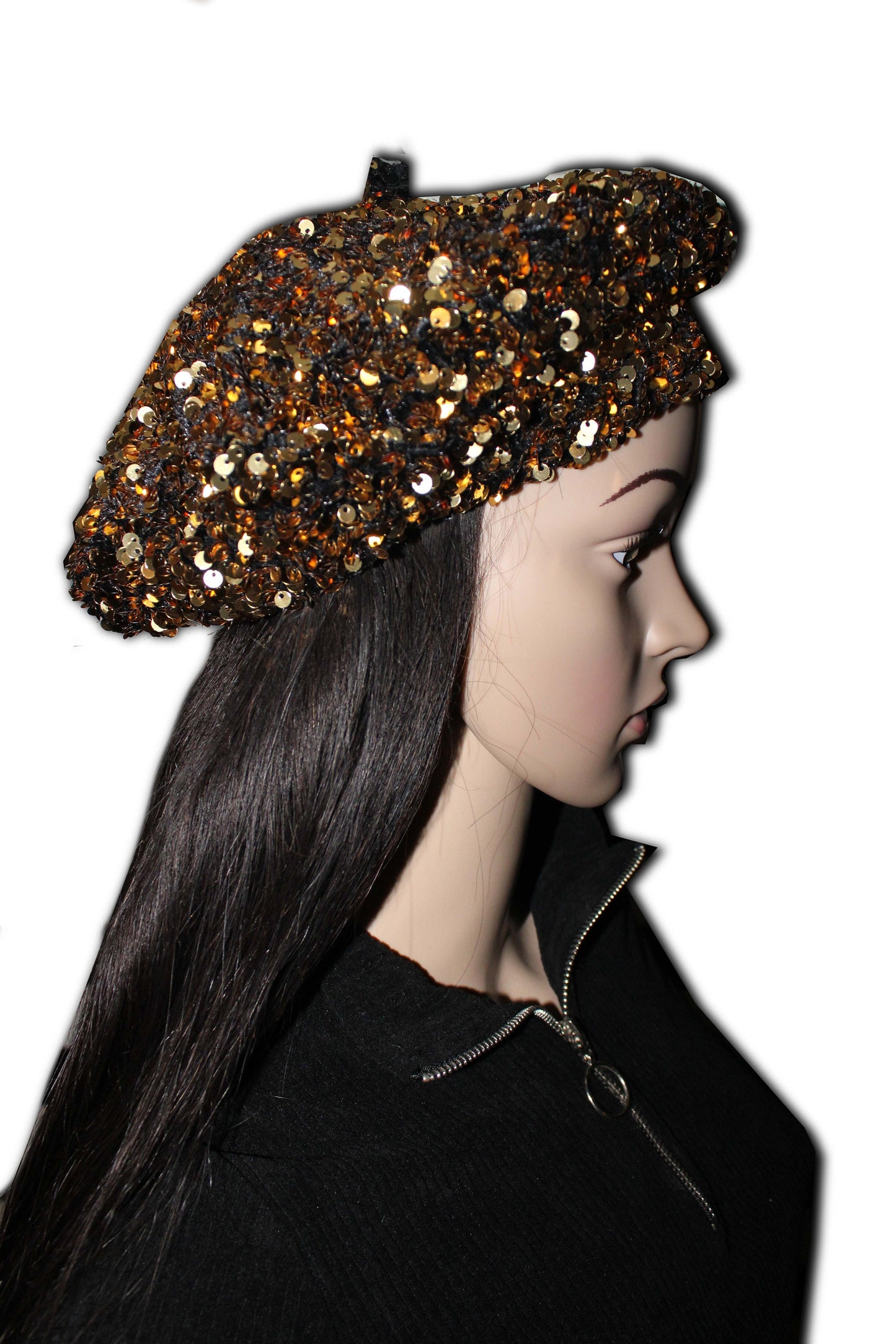 Sequin Beret