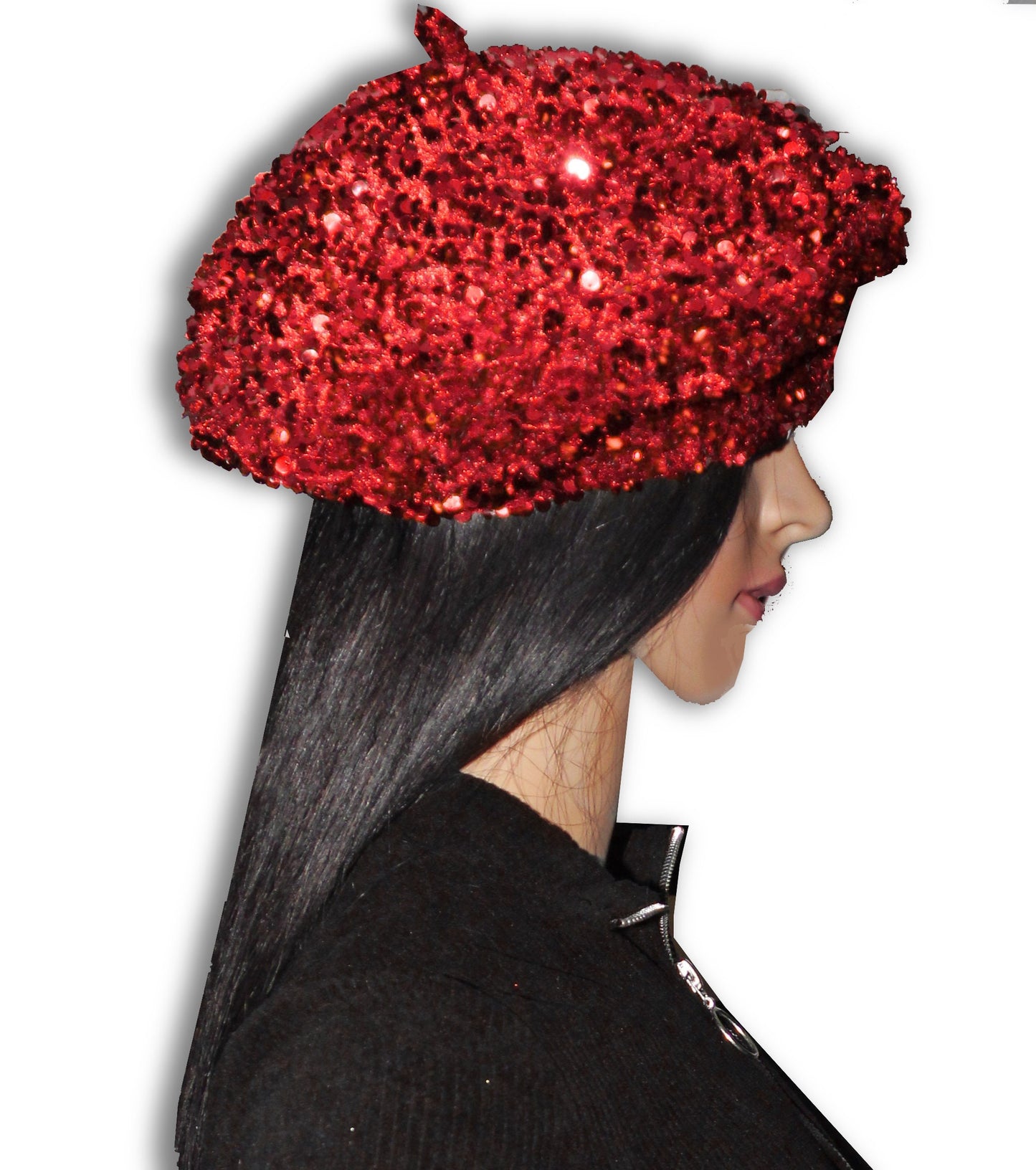 Sequin Beret