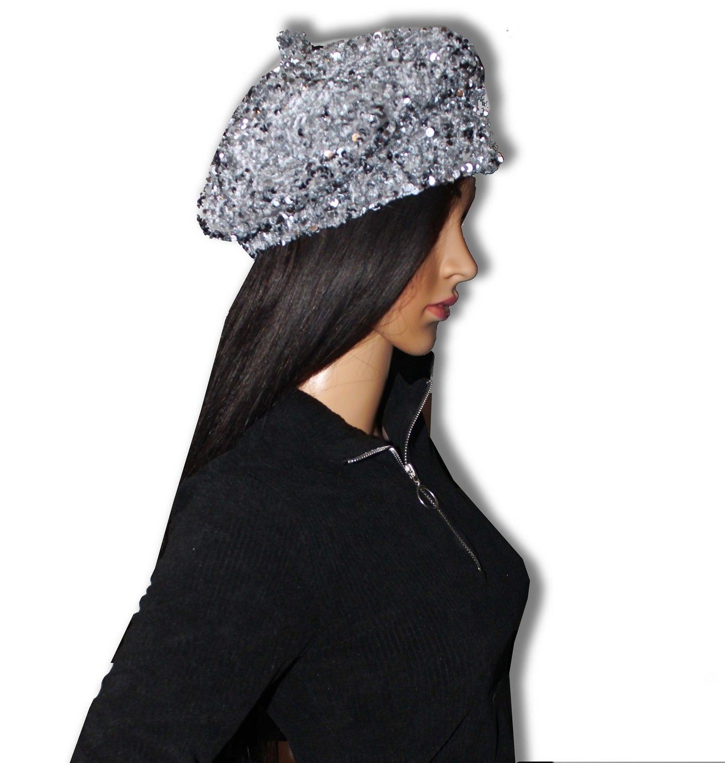 Sequin Beret